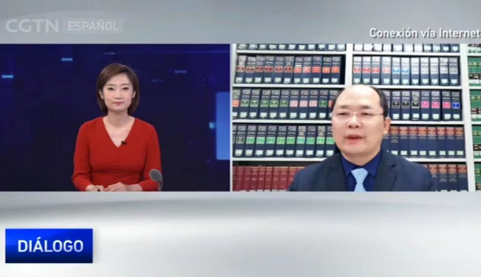 支振锋研究员接受央视西班牙语频道采访 谈香港回归祖国25周年